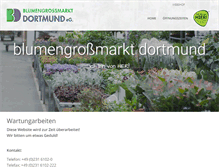 Tablet Screenshot of bgm-dortmund.de